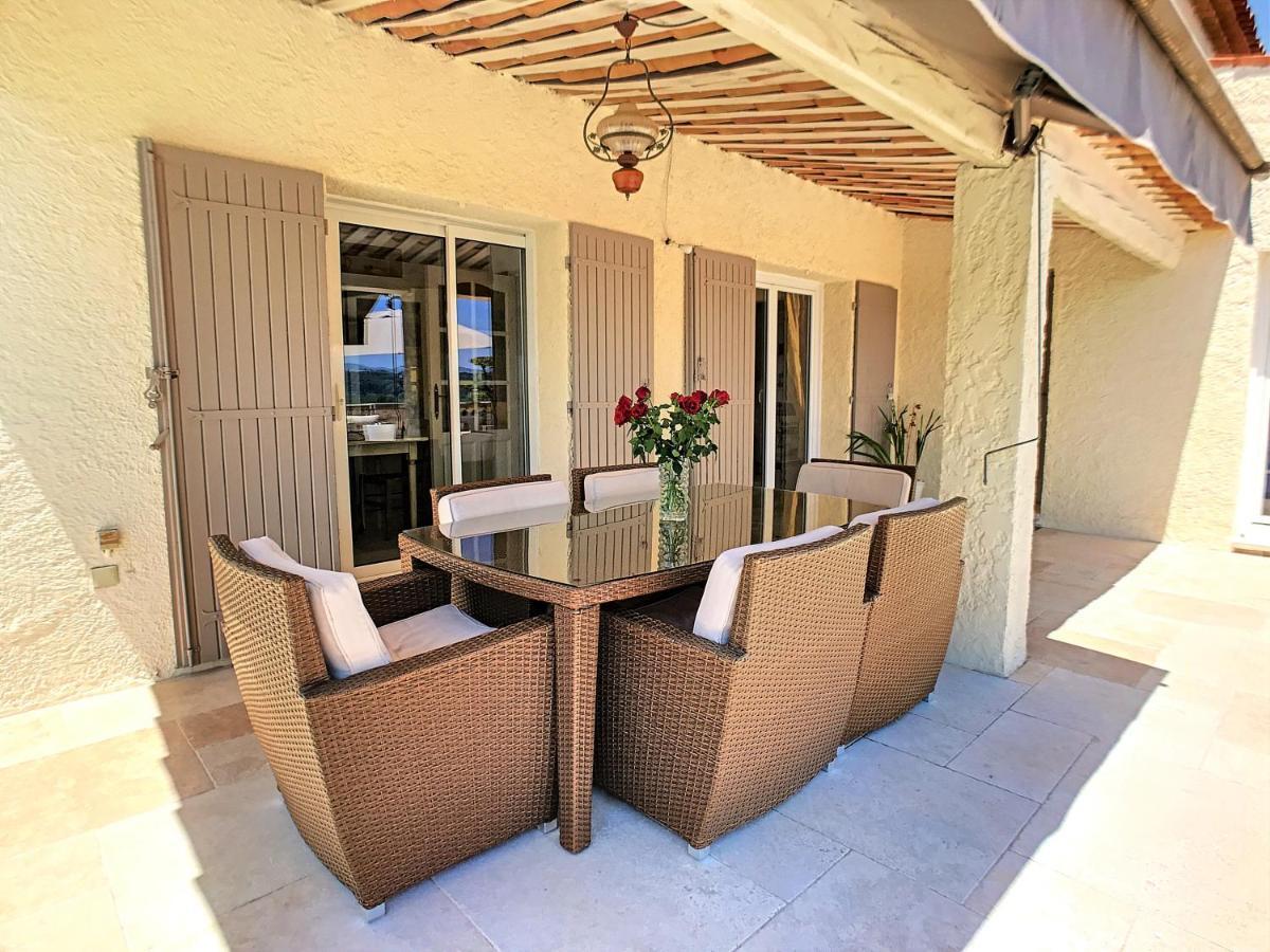 3 Bedrooms Villa Near Cannes - Pool & Jacuzzi - Sea View 망들리유 라 나플 외부 사진