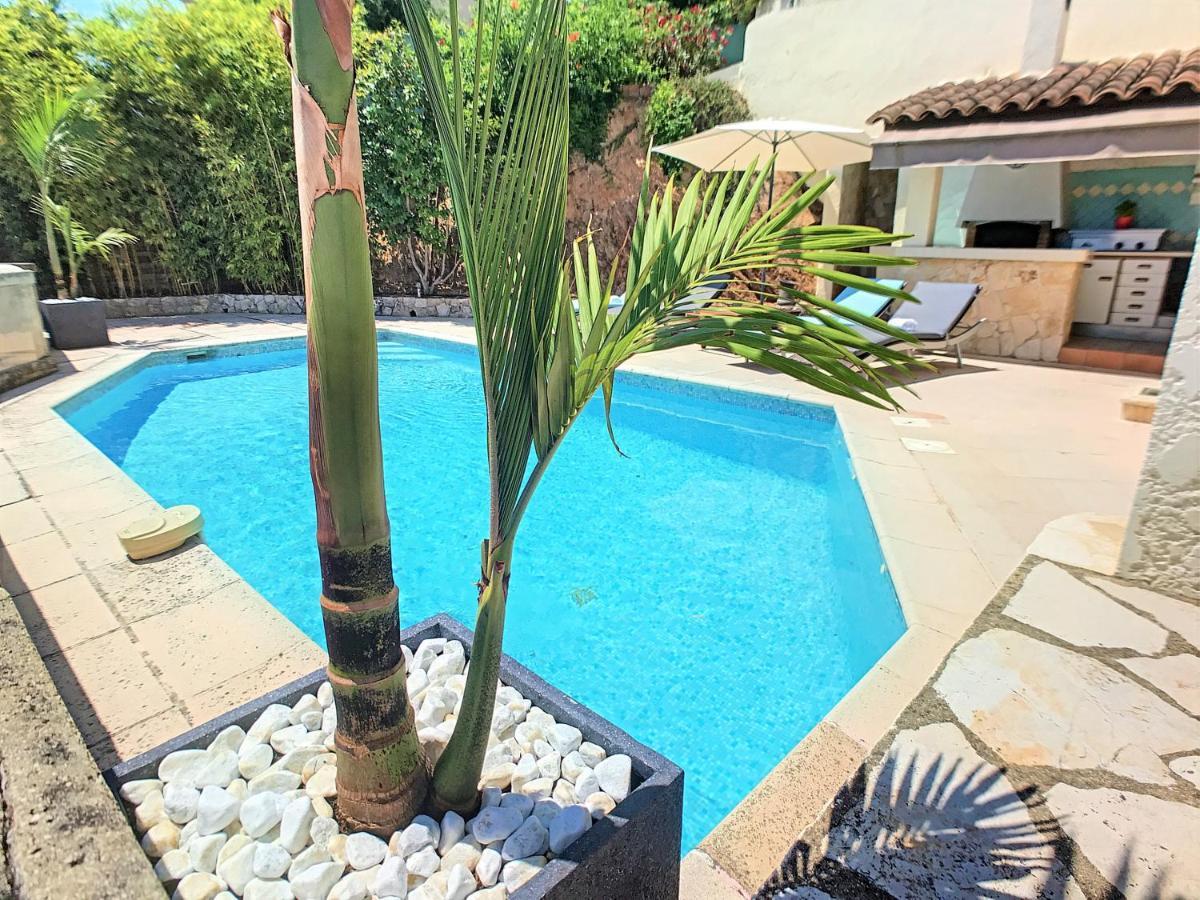 3 Bedrooms Villa Near Cannes - Pool & Jacuzzi - Sea View 망들리유 라 나플 외부 사진